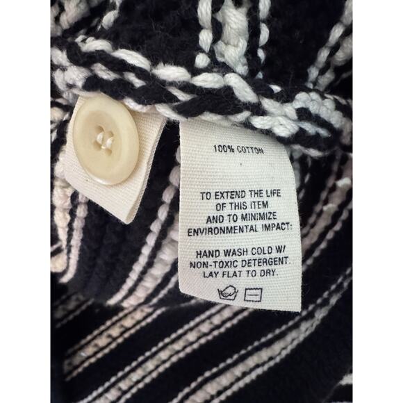 ALEX MILL Women's Hailey Stripe Cardigan Hailey Cardigan Navy/Ivory NWT L $185 - Picture 11 of 11